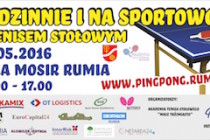 Rodzinnie i na sportowo z tenisem stołowym – 29 maja 2016 r. – Hala MOSIR Rumia