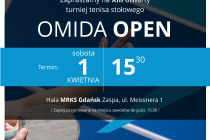 XIII Turniej Tenisa Stołowego „OMIDA OPEN” – 1  kwietnia 2017 r. godz. 15.30; Hala MRKS Gdańsk
