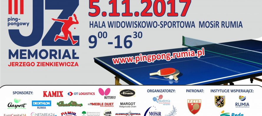 III Memoriał Jerzego Zienkiewicza – 5 listopada 2017 r. Hala Widowiskowo-Sportowa MOSiR RUMIA