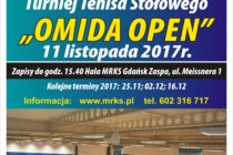 V „OMIDA OPEN” – 11 listopada 2017 r. godz. 15.40 Hala MRKS Gdańsk