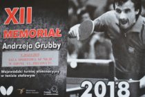 XII Memoriał Andrzeja Grubby – Wojewódzki Turniej Eliminacyjny w tenisie stołowym – 9 maja 2018 r. Gdynia Babie Doły