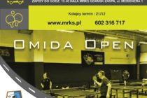 VII Turniej „OMIDA OPEN” dla amatorów i weteranów – 7 grudnia 2019 r. godz. 15.45 – Hala MRKS Gdańsk ul. Meissnera 1