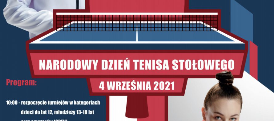 NARODOWY DZIEŃ TENISA STOŁOWEGO – 4 WRZEŚNIA 2021 ROKU – obiekty AWFiS w Gdańsku i Park Regana