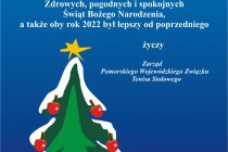Życzenia świąteczne i noworoczne Zarządu Pomorskiego Związku Tenisa Stołowego