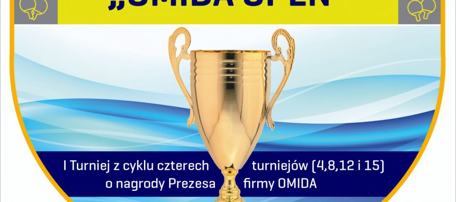 IV Turniej tenisa stołowego dla Amatorów i Weteranów „OMIDA OPEN” – 5 listopada 2022 r. godz. 15.45, Hala MRKS Gdańsk ul. Meissnera 1