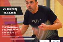 VII Turniej w ramach XXIII Mistrzostw Gdyni w tenisie stołowym – 18 lutego 2023 r. – godz. 9.00; Gdynia ul. Zielona 53