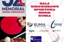 X  Pingpongowy Memoriał Jerzego Zienkiewicza – 23 listopada 2025 r. ; Hala Widowiskowo – Sportowa MOSiR Rumia